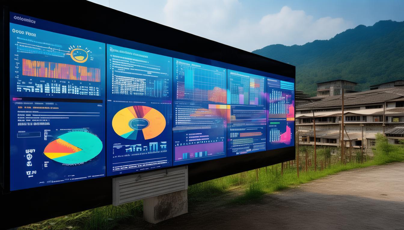 村级数字大屏设计实践：让数据可视化更直观